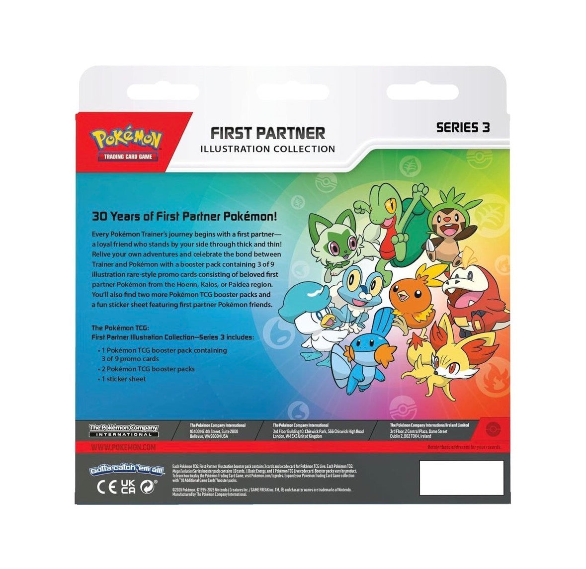 Pokemon TCG First Partner Illustration Collection - Series 3