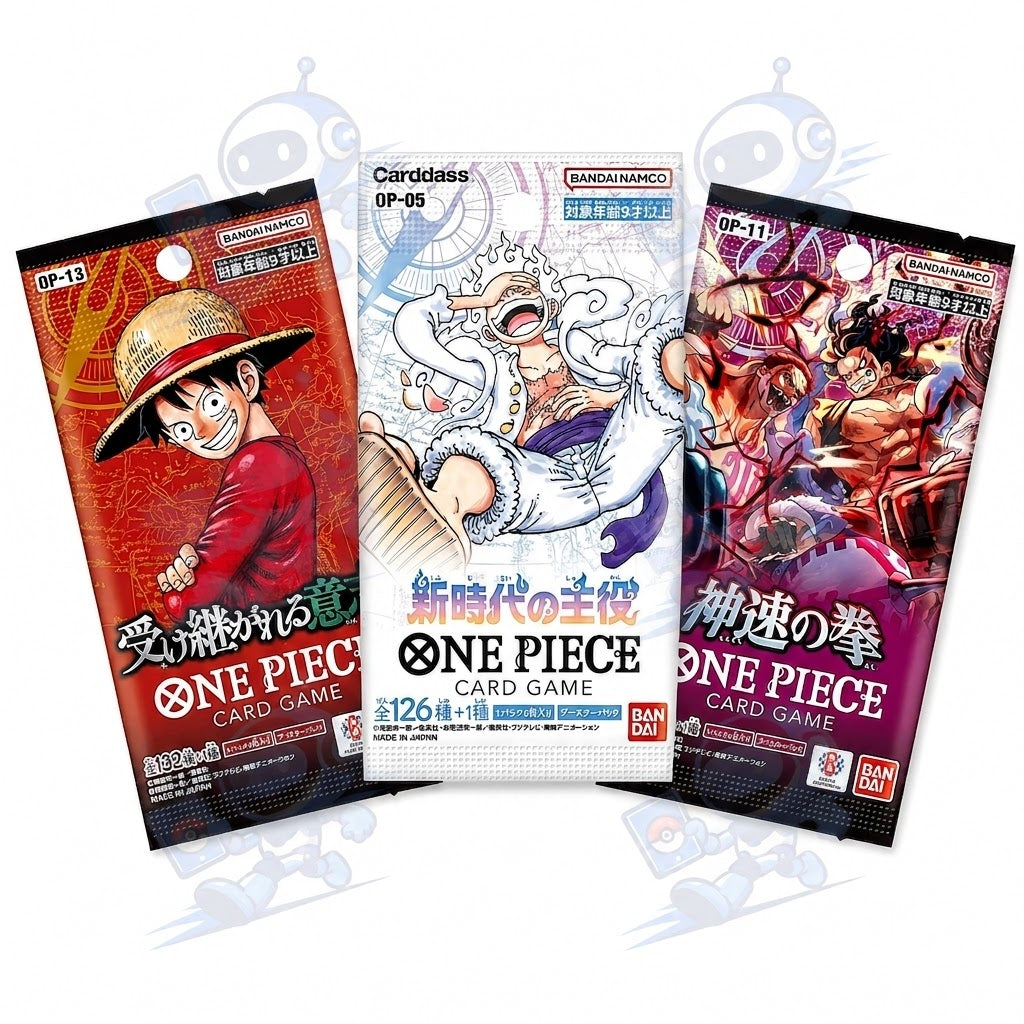 One Piece TCG Mixed Japanese Booster Packs [3 Packs]